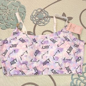 SALE 💰 Juicy Couture Pastel Pink & Lavender Bralette